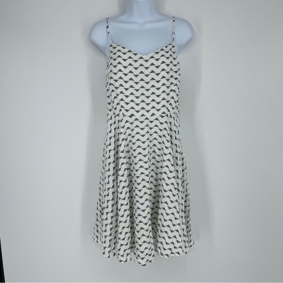 NWOT Geometric Spaghetti Strap Fit & Flare Dress - Picture 2 of 6
